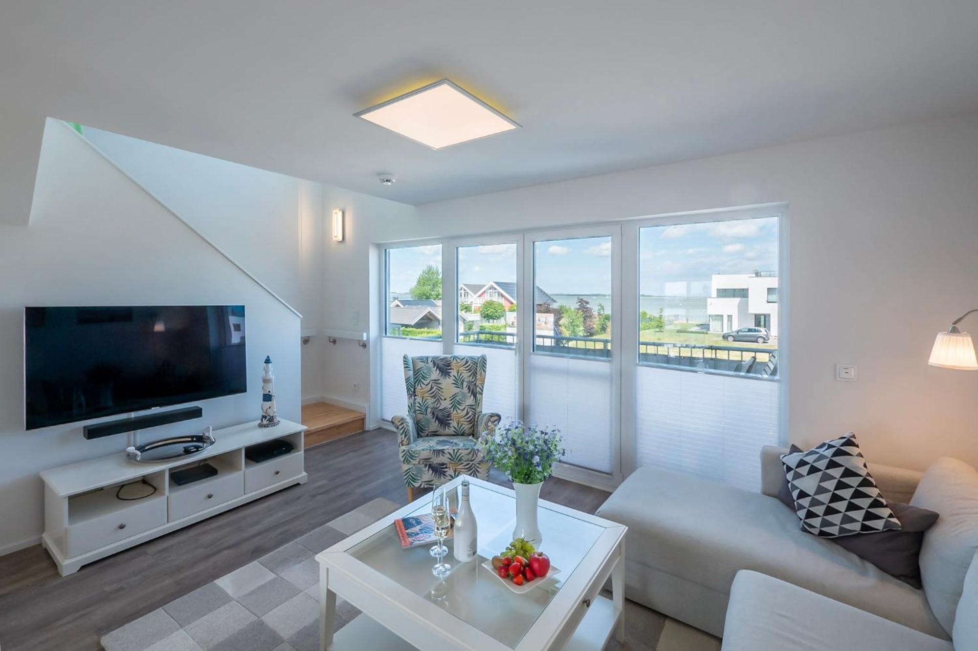Maisonette Fewo Ostseeflair By Seeblick Ferien Oro, Erste Wasserreihe, E-Saeule Ольпениц Экстерьер фото